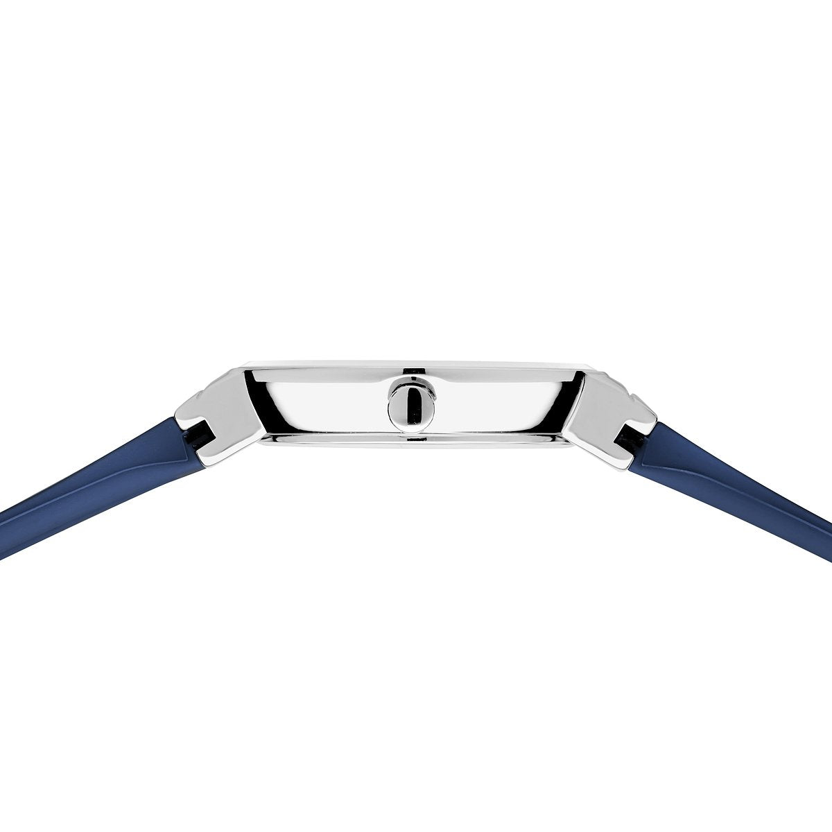 Bering Damenuhr 10129-707 Blau Edelstahl Armbanduhr mit Silikonband modern elegant