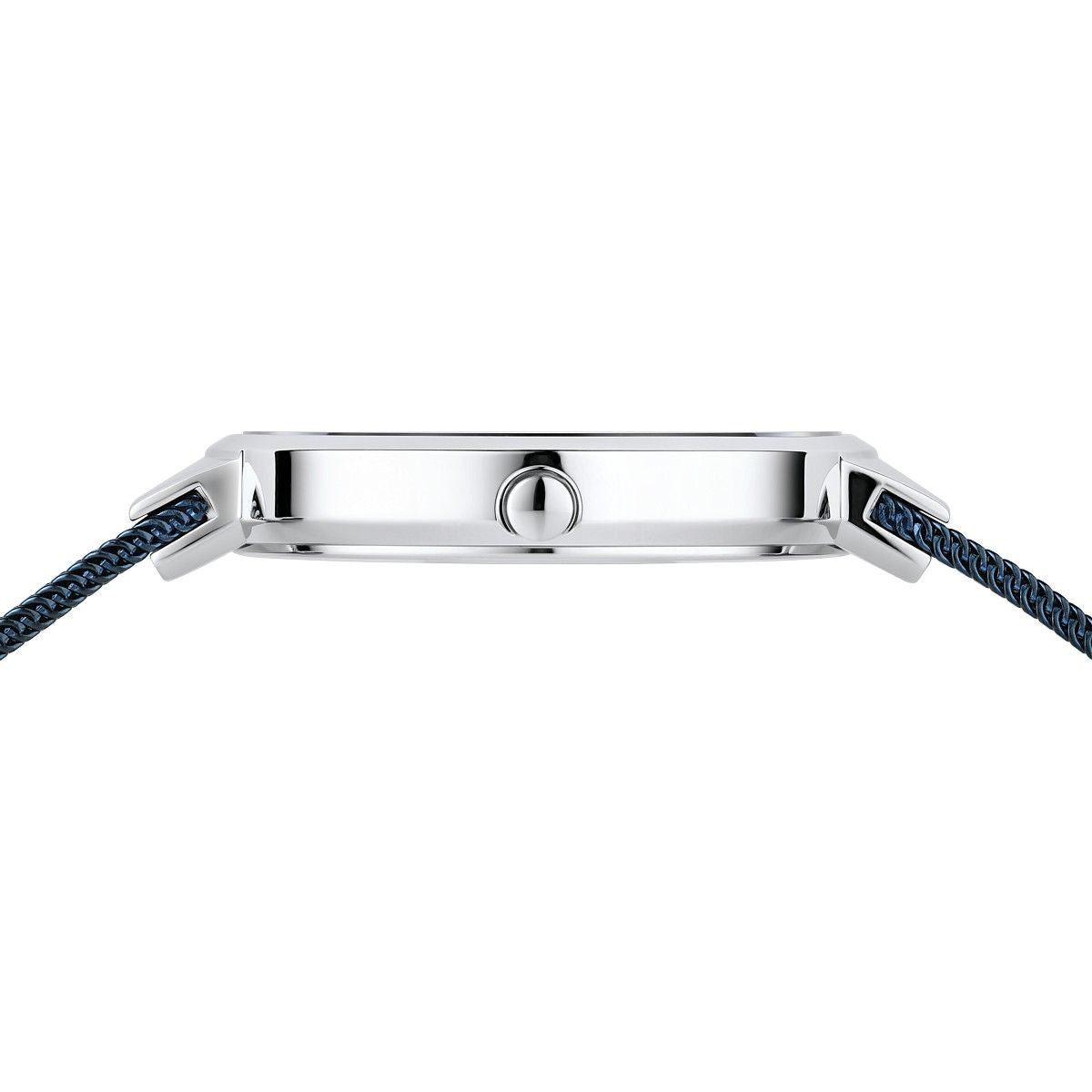 Bering Damenuhr 14531-307 Blau Silber Edelstahl Armbanduhr mit Milanaiseband elegant modern