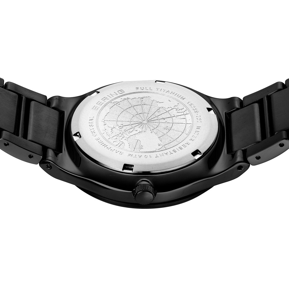 Bering Herrenuhr 15239-727 Solar Titan Schwarz Blau ultraleicht