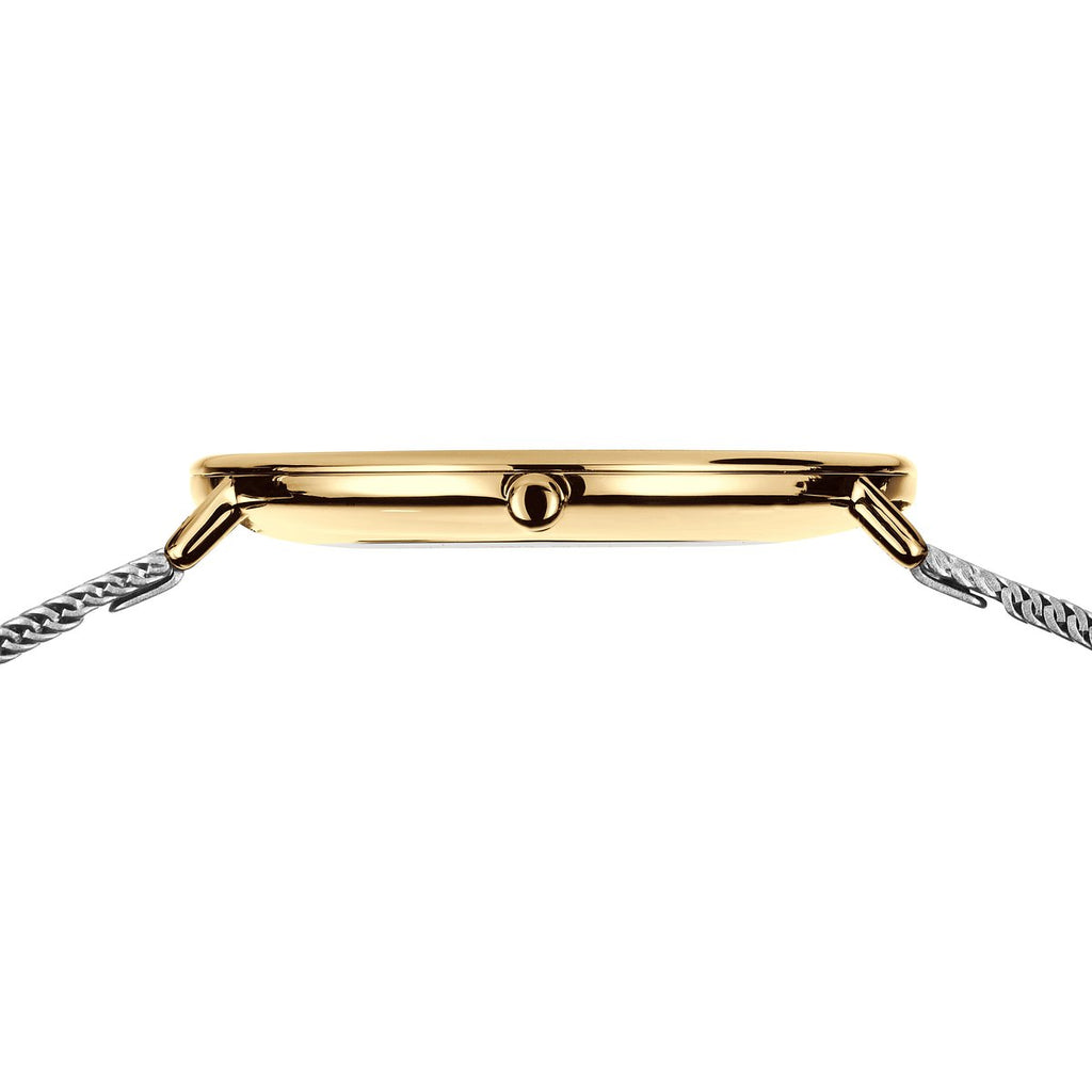 Bering Damenuhr 15739-010 Silber Gold Milanaisearmband elegant bicolor