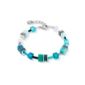 Coeur de Lion Armband 2838/30-0624 Türkis Silber Kristall Damenarmband