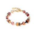 Coeur de Lion Armband 2838/30-1132 Gold Rosa Kristall Damenarmband