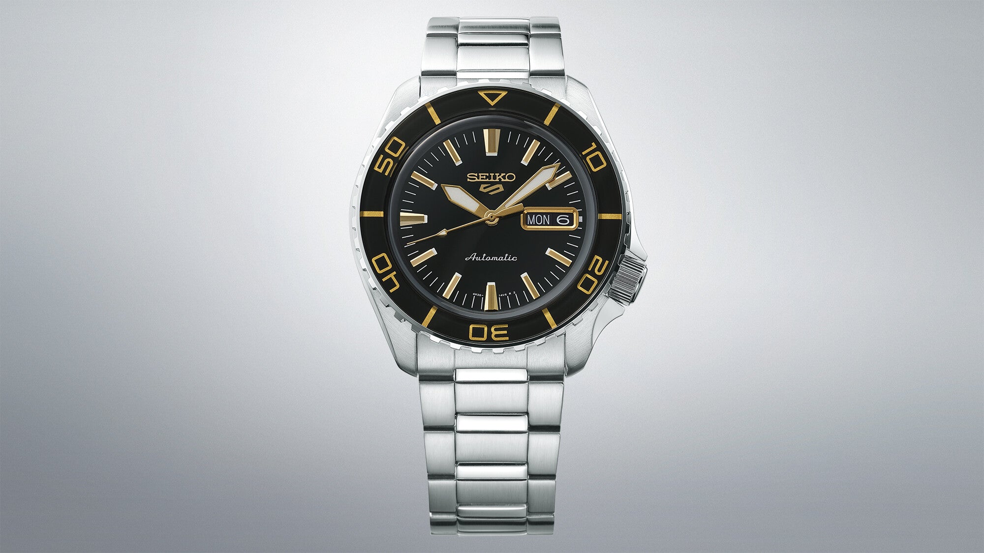 Seiko SRPK99K1 Automatikuhr Herren – Seiko 5 Sports mit markantem Bicolor-Design