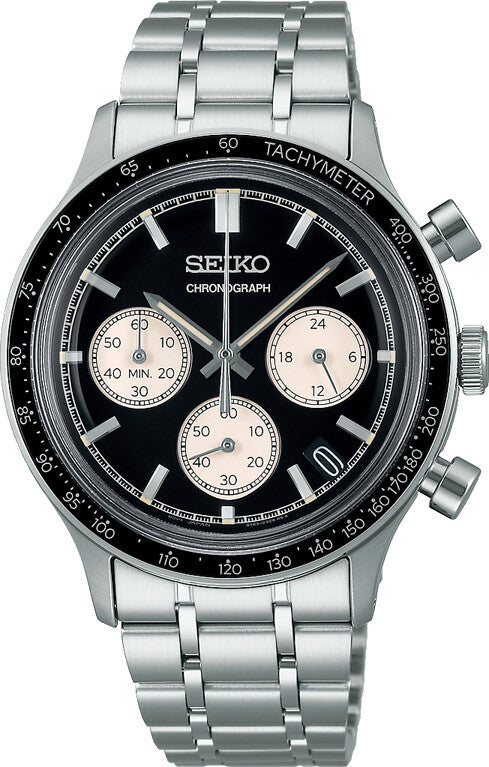 Seiko SSB479P1 Chronograph Herren – Kompakter Racing-Chronograph mit klassischem Vintage-Look