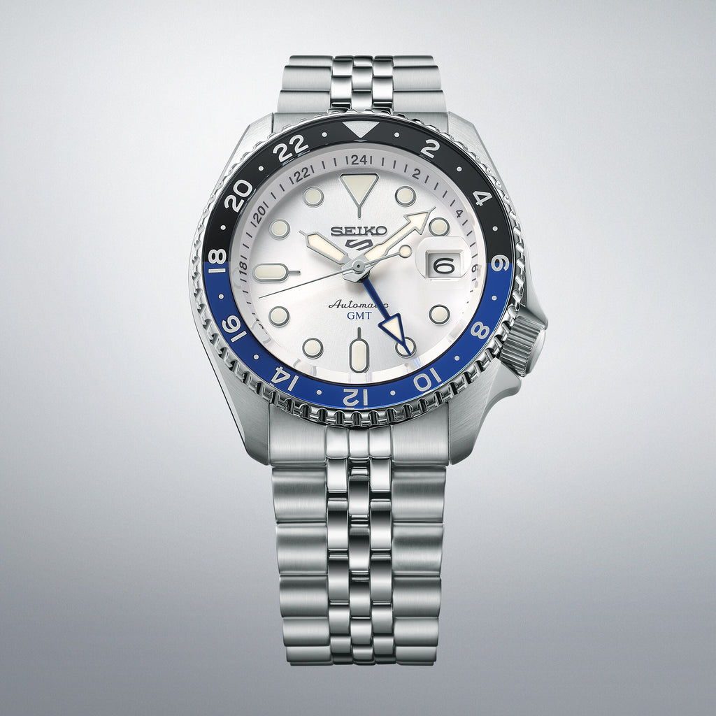 Seiko SSK033K1 Automatikuhr Herren – Seiko 5 Sports GMT mit Dual-Time Funktion