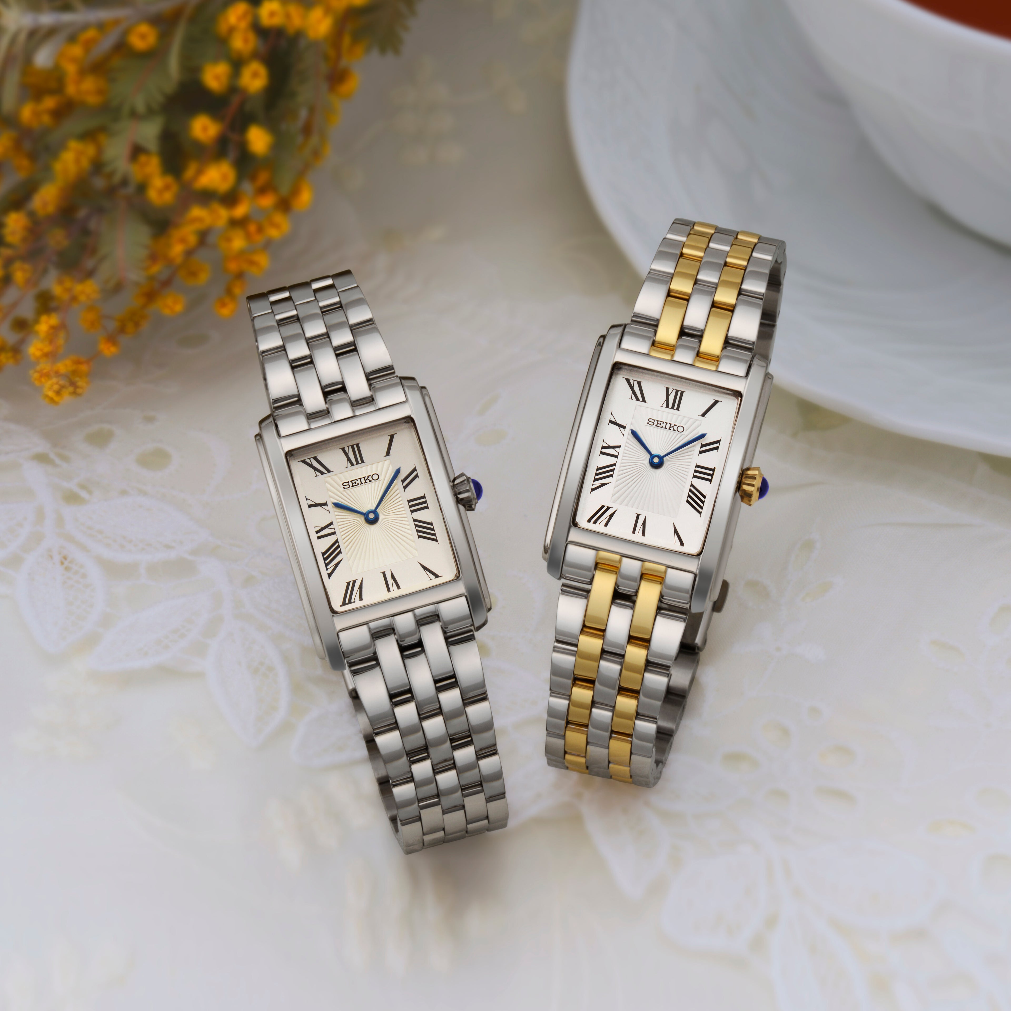 Seiko SWR087P1 Damenuhr – Klassische Eleganz in stilvollem Bicolor-Design
