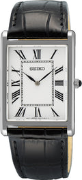 Seiko SWR103P1 Herrenuhr – Klassische Eleganz im zeitlosen Rechteckdesign
