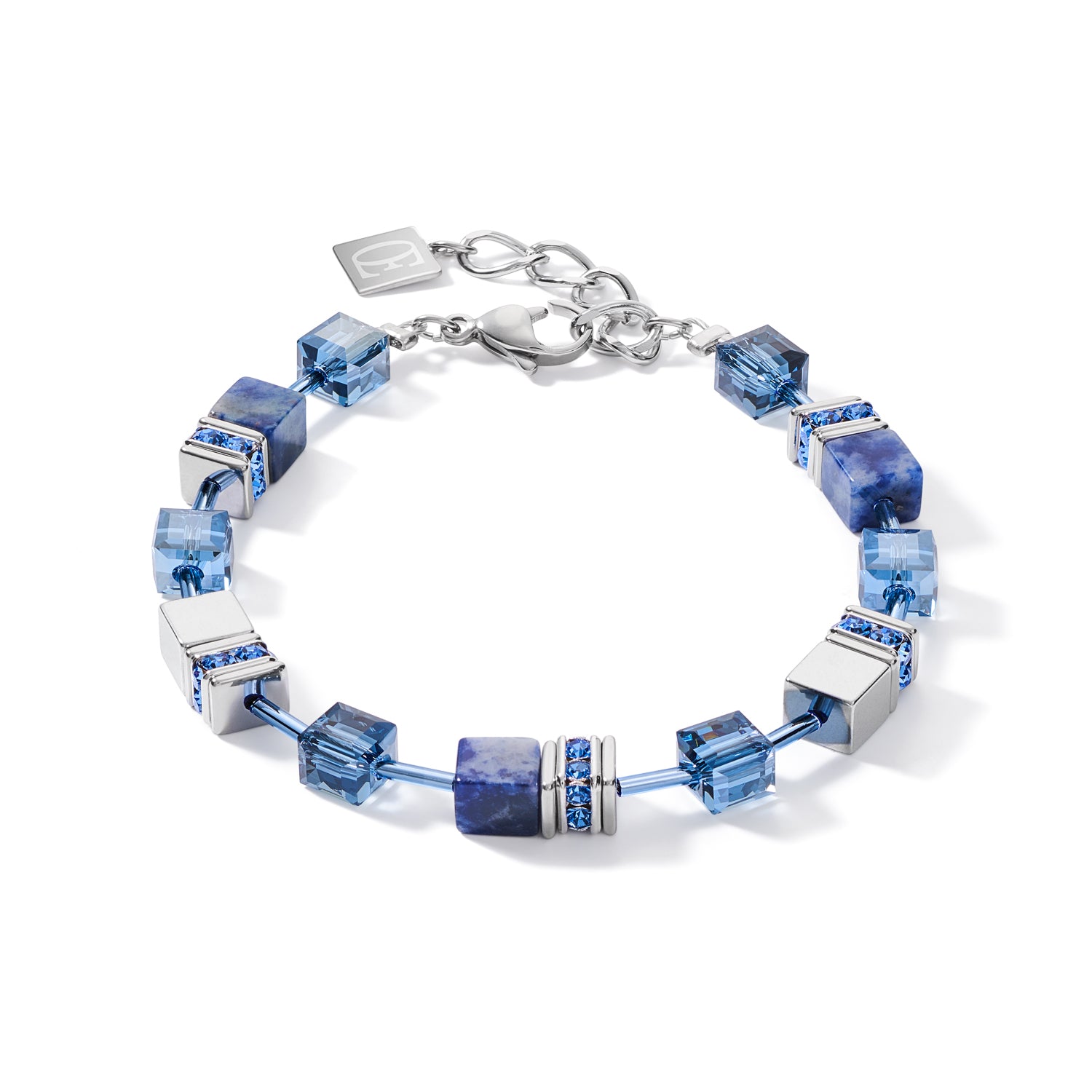 Coeur de Lion Armband 4017/30-0700 Silber Blau Kristall Damenarmband