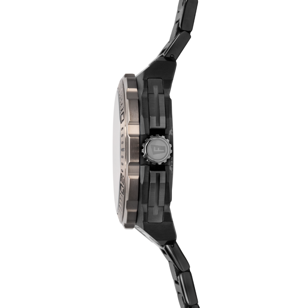 Festina Herrenuhr F20731/3 Chrono Bike Chronograph Edelstahl Schwarz Türkis