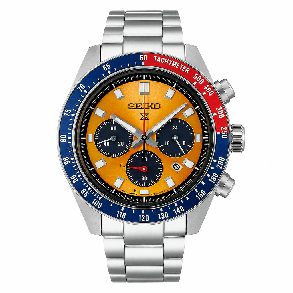 Seiko SSC947P1 Solarchronograph Herren – Prospex Speedtimer im sportlichen Retro-Design