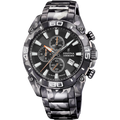 Festina Herrenuhr F20710/1 Chrono Bike Chronograph Edelstahl Camouflage Grau Schwarz