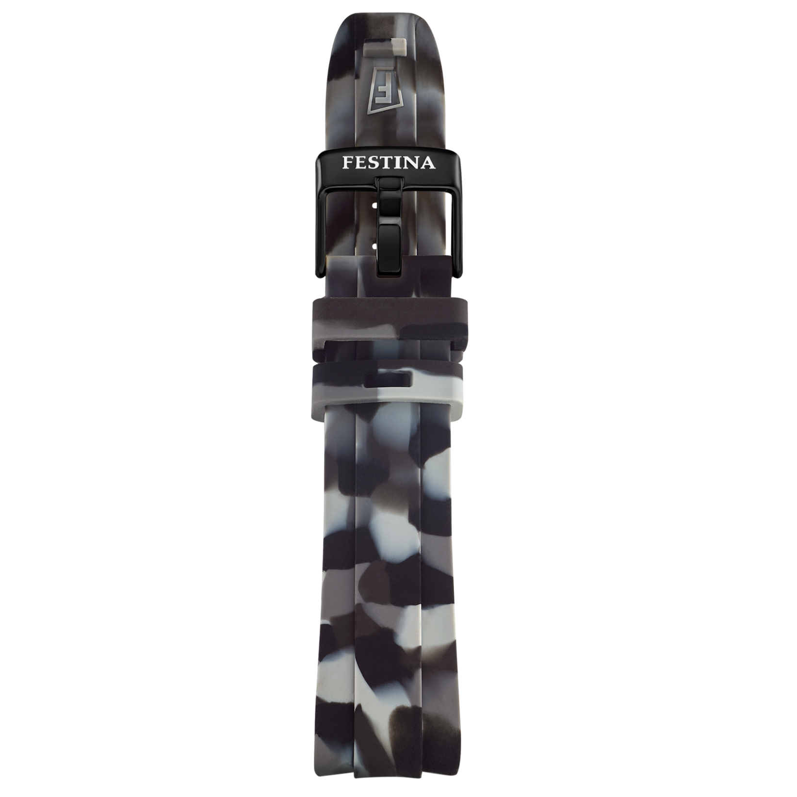 Festina Herrenuhr F20710/1 Chrono Bike Chronograph Edelstahl Camouflage Grau Schwarz