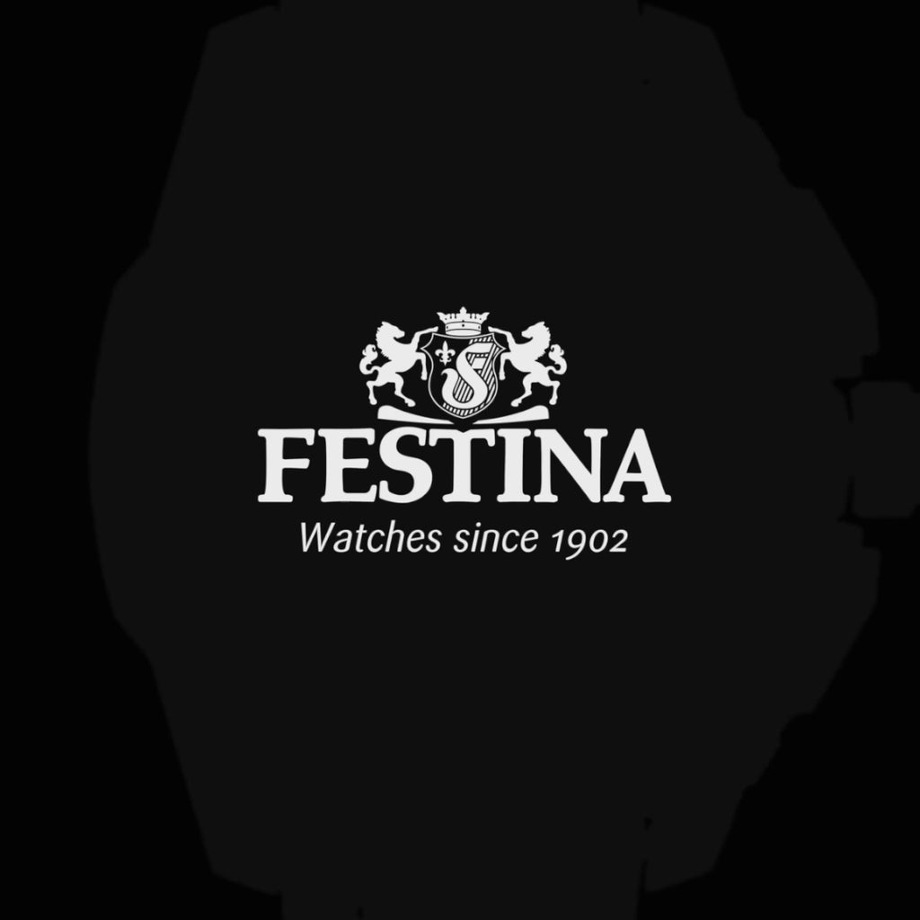 Festina Herrenuhr F20729/1 Chrono Bike Chronograph Blau Edelstahl